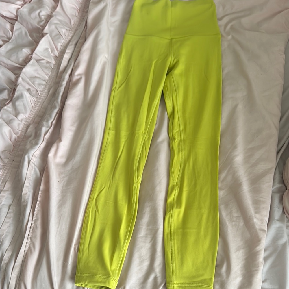 Lululemon - High Rise Yellow Align Leggings 25” Length